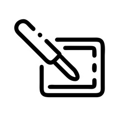 Lab Scalpel and Tray Icon Design