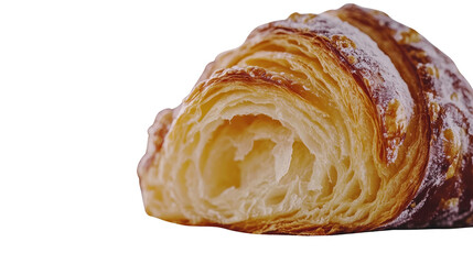 Delicious freshly baked croissant bread.