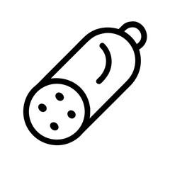 Meat Sausage Food Item Icon Design