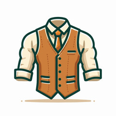 vest, clothing, jacket, isolated, illustration, safety, wear, back, front, garment, clothes, casual, outline, uniform, protection, fashion, flat, waistcoat, vector, pocket, sleeveless, apparel, design