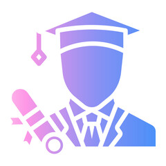 graduation Gradient icon