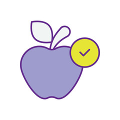 Balanced Diet icons vector stock illustration