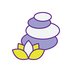 Relaxation icons vector stock illustration