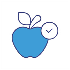 Balanced Diet icons vector stock illustration