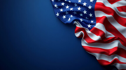  Wavy Stars and Stripes Background.