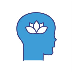 Stress relief icons vector stock illustration