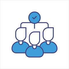 Relationship icons vector stock illustration