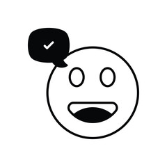 Optimistic Outlook icons vector stock illustration