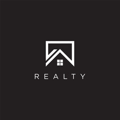 creative simple logo design real estate