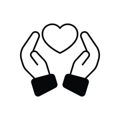 Gratitude icons vector stock illustration