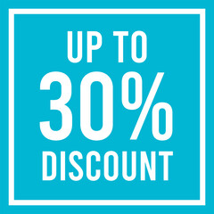 Special Offers Up To 30 Percent Off, Banner Templates, Special Offer Sales Discount Promotions. Vector Template Illustration.