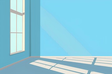 Obraz premium empty room with window