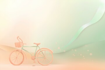 Fototapeta premium bike on the road