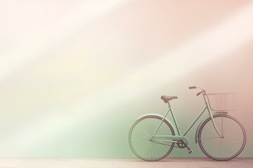 Fototapeta premium bicycle on the wall