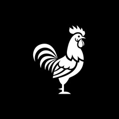 Gallic Rooster Symbol Shape Logo Icon