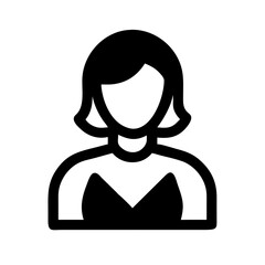 Woman Avatar Representing Party Guest Icon Design