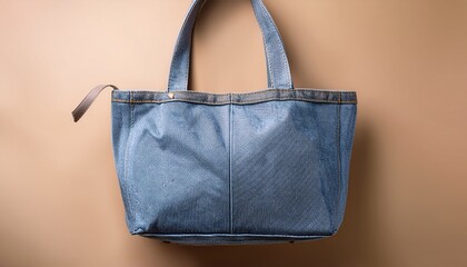 柔らかく温かみのあるマット背景と、素材のラフさを活かしたデニムトートが奏でるナチュラルな表情


