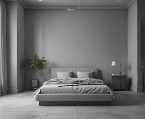 Elegant gradient grey room, perfect for showcasing items , interior, backdrop, minimal