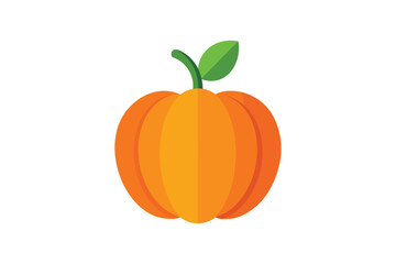 Fresh Pumpkin Vegetable vector on white background
