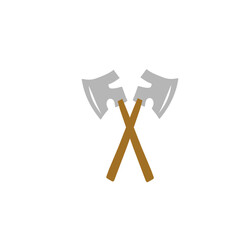 crossed axes vector illustration