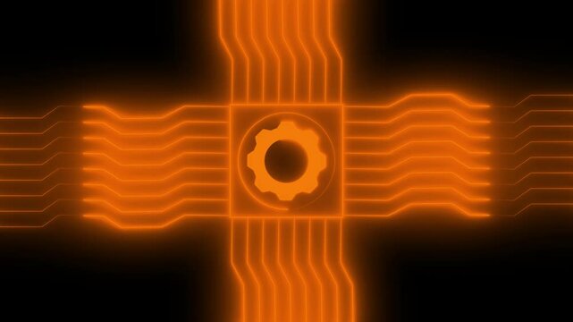 Business efficiency concept, how much a company or organization can produce as it relates to time, cost and quality. 4k video.