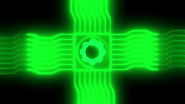 Business efficiency concept, how much a company or organization can produce as it relates to time, cost and quality. 4k video.
