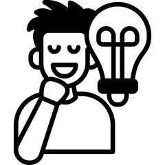 Having Idea mixed icon