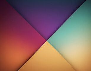 Obraz premium Abstract retro minimalism relief with blurred background, 3D Render, with Copy space. Abstract colorful background with lines.