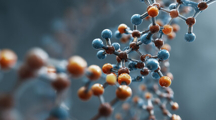 Detailed 3D DNA Strand