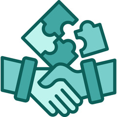 Collaboration solid icon