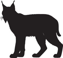 Iberian Lynx Silhouette 