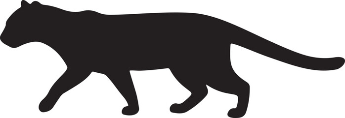 Jaguarundi Silhouette