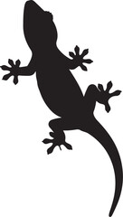 Madagascan Day Gecko Silhouette