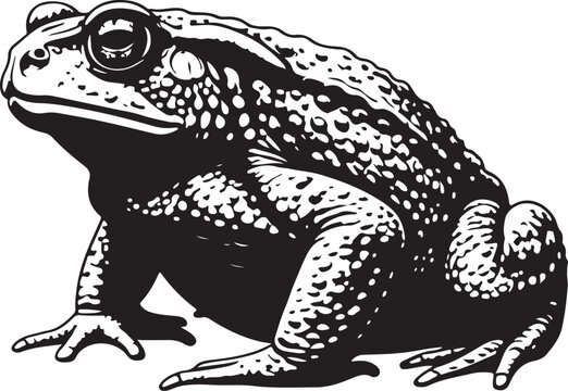 Natterjack Toad Silhouette