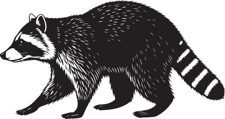 Raccoon Silhouette