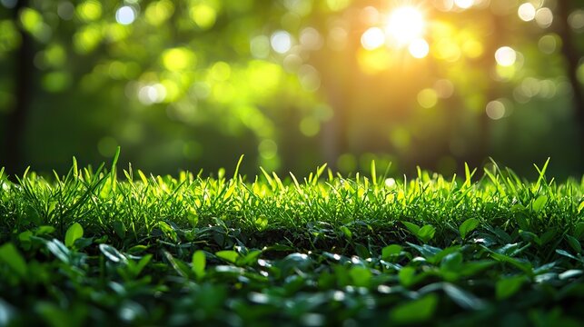 blur background green park garden nature bright sunny forest blurry outdoor park in spring time glowing shinny day template with sunlight bokeh abstract blurred background banner copy space