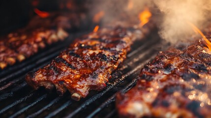 Grilled BBQ Ribs: Smoky, Delicious, and Sizzling on the Grill