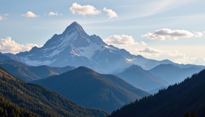 Obraz premium Mountain hiking adventure in the rocky mountains nature photography scenic landscape daytime view