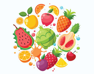   Did Someone Call For An Extra Shot Of Vitamins? Fruit Juice, Healthy drink: beet juice on rustic  Vector design