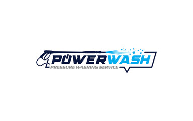 Illustration vector graphic of pressure power wash service logo design template