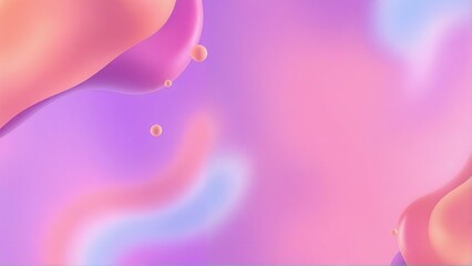 Obraz premium Abstract Pastel 3D Wavy Background , abstract, 3D background, pastel colors, wavy layers, fluid design, soft gradient,
