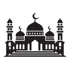 taj mahal vector illustration