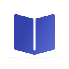 book icon, colored flat vector. modern and minimalist design.