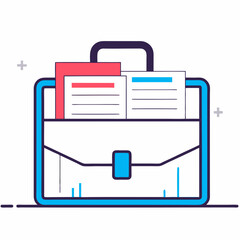 Obraz premium vector file folder icon