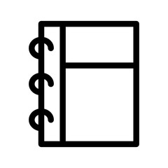 Notes Icon Vector Symbol Design Illustration