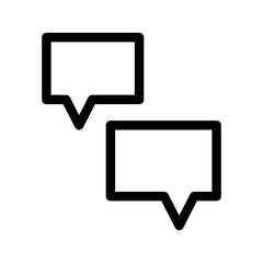 Naklejka premium Communication Icon Vector Symbol Design Illustration