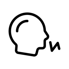 Voice Command Icon Vector Symbol Design Illustration