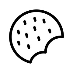 Cookies Icon Vector Symbol Design Illustration