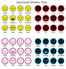 Mood Vibes: Aesthetic Emotional Stickers