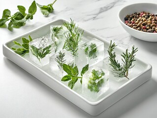 Herbal Ice Cubes